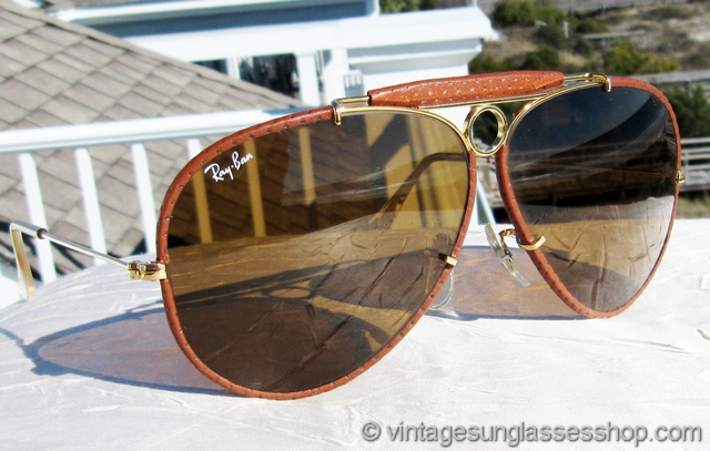 Ray-Ban Z0650 Leathers Bullet Hole Shooter Sunglasses